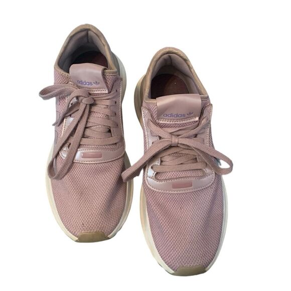 adidas Athletic Running/Walking Shoes Light Purple, Gray & White Size 9 - Picture 1 of 7